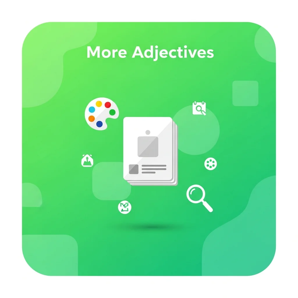 More Adjectives