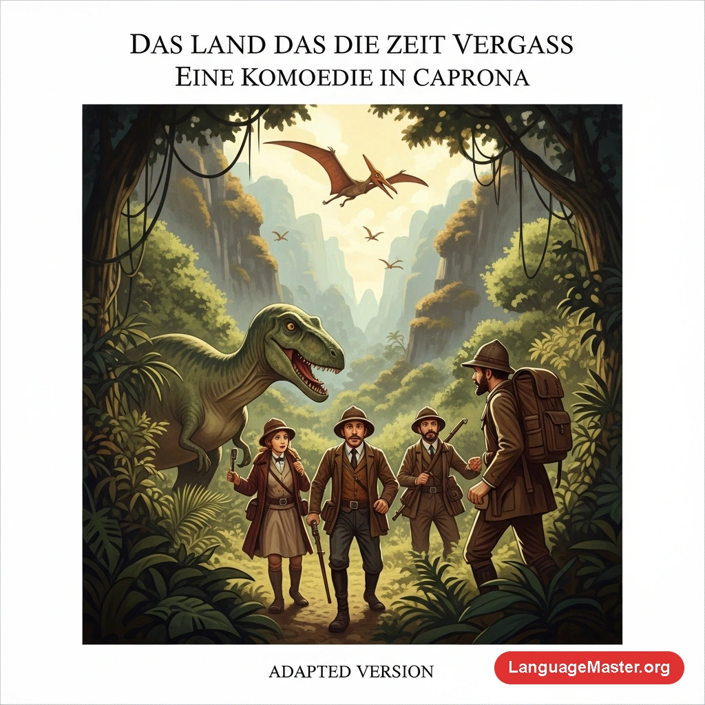 Das Land Das Die Zeit Vergass Eine Komoedie In Caprona cover