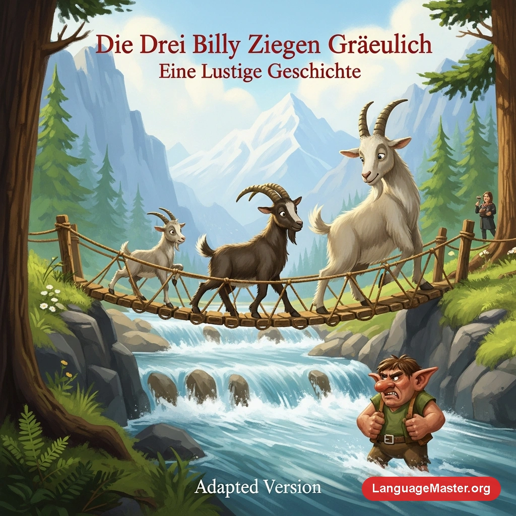 Die Drei Billy Ziegen Graeulich Eine Lustige Geschichte cover